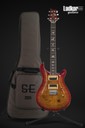 2017 PRS SE Custom 24 Cherry Sunburst Limited Edition Ebony FB with Binding NEW