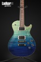 2018 PRS McCarty Singlecut 594 Wood Library Artist Package Blue Fade One Piece Private Stock Flame Maple Neck Hand Selected Cocobolo NEW