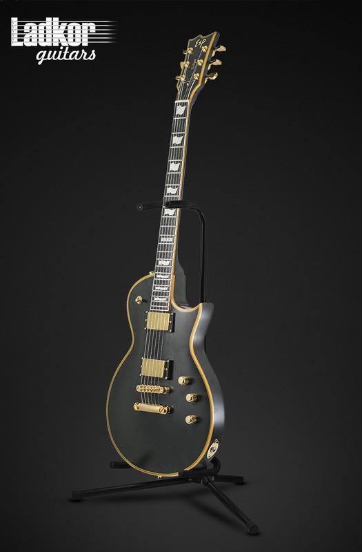 2011 ESP Eclipse II Standard Series Satin Vintage Black Gold Japan