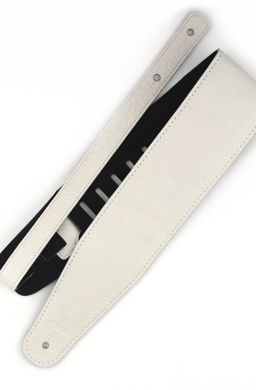 Гитарный ремень Richter Bass Strap Beaver's Tail Beluga White 1046