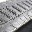 Ремень для бас гитары Richter Bass Strap Beaver's Tail Croco Black 1053