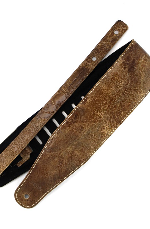 Ремень для бас гитары Richter Bass Strap Beaver's Tail Worn Natural 1057