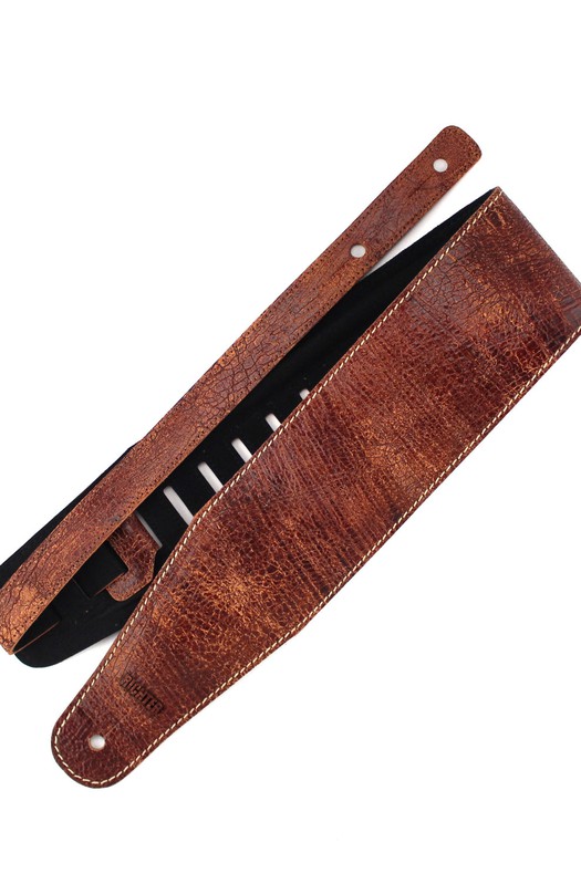 Ремень для бас гитары RichterBass Strap  Beaver's Tail Worn Brown 1058