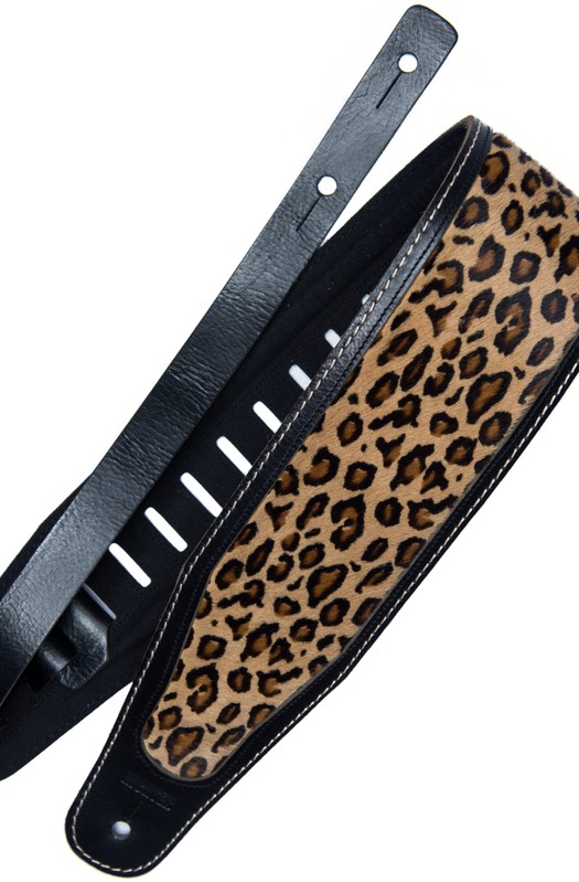 Ремень для бас гитары Richter Bass Strap Beaver's Tail Special Leopard / Black 1577