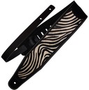 Ремень для бас гитары Richter Bass Strap Beaver's Tail Special  Zebra / Black 1577