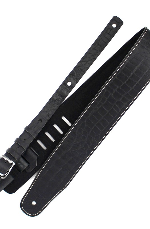 Ремень гитарный Richter GUITAR STRAP LUXURY CAYMAN BLACK 1077