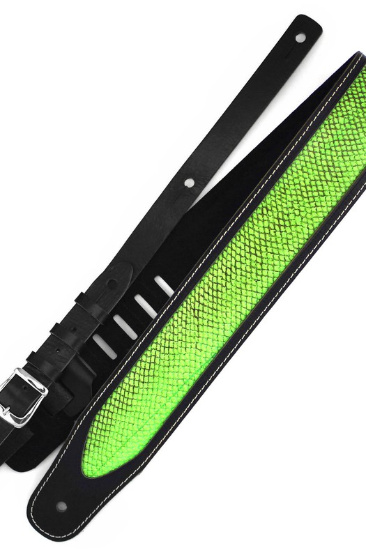 Ремень гитарный Richter GUITAR STRAP LUXURY SPECIAL MAMBA BLACK 1060