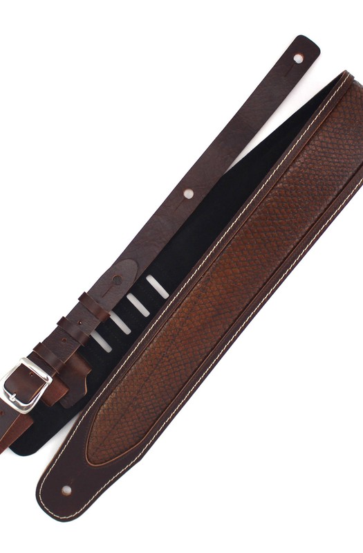 Ремень гитарный Richter GUITAR STRAP LUXURY SPECIAL  RATTLESNAKE BROWN 1062