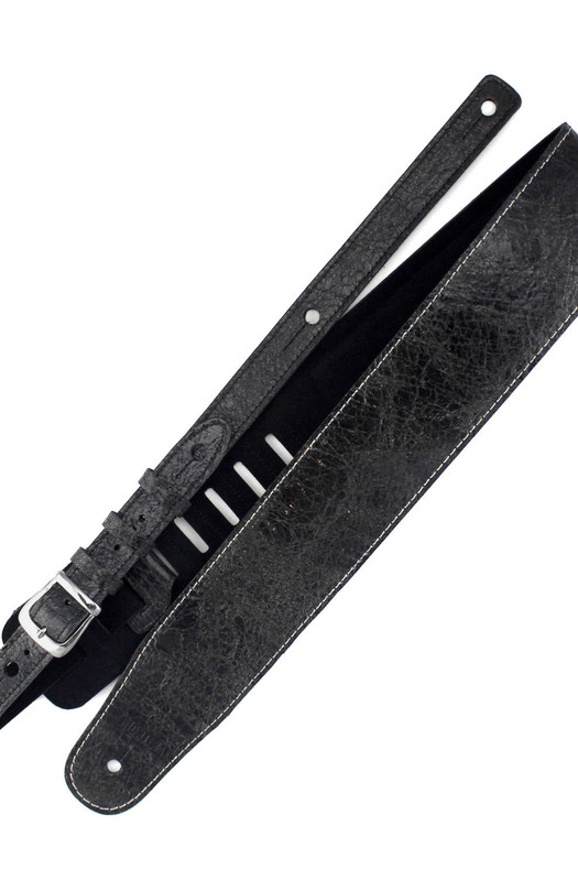 Ремень гитарный Richter GUITAR STRAP LUXURY WORN BLACK 1107