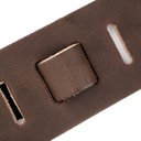 Ремень гитарный Richter GUITAR STRAP RAW II PUNCH USED BROWN 1136