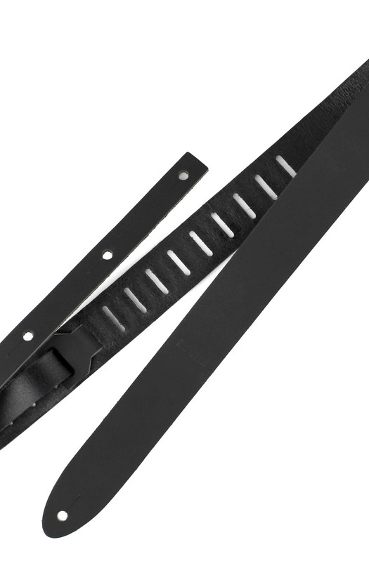 Ремень гитарный Richter GUITAR STRAP RAW I PUNCH  BLACK 1150