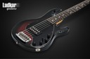 2006 Ernie Ball Music Man Stingray V Black Cherry Burst 5 String Bass