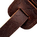 Ремень гитарный Richter  GUITAR STRAP RAW II CONTOUR CROC BROWN 1487