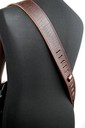 Ремень гитарный Richter  GUITAR STRAP RAW II CONTOUR CROC BROWN 1487