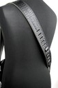 Ремень гитарный Richter GUITAR STRAP RAW II CONTOUR CROC BLACK 1488