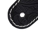 Ремень гитарный Richter GUITAR STRAP RAW II CONTOUR WESTERN ROSE BLACK 1489