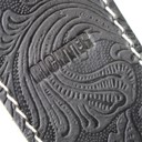 Ремень гитарный Richter GUITAR STRAP RAW II CONTOUR WESTERN ROSE BLACK 1489