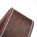 Ремень гитарный Richter GUITAR STRAP RAW II CONTOUR WESTERN ROSE BROWN 1490