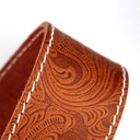 Ремень гитарный Richter GUITAR STRAP RAW II CONTOUR WESTERN ROSE TAN 1491