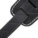 Ремень гитарный Richter GUITAR STRAP RAW II CONTOUR SEW BLACK 1498