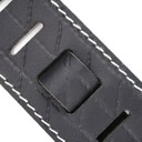 Ремень гитарный Richter GUITAR STRAP RAW II CONTOUR SEW BLACK 1498