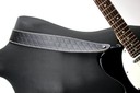 Ремень гитарный Richter GUITAR STRAP RAW II CONTOUR SEW BLACK 1498