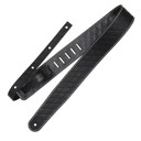 Ремень гитарный Richter GUITAR STRAP RAW II CONTOUR SEW BLACK 1498