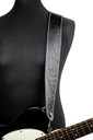 Ремень гитарный Richter GUITAR STRAP RAW II CONTOUR WRINKLE BLACK 1513