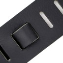 Ремень гитарный Richter GUITAR STRAP RAW II RIVET BLACK / OLD SILVER 1320