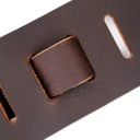 Ремень гитарный Richter GUITAR STRAP  RAW II RIVET  BROWN / OLD SILVER  1321