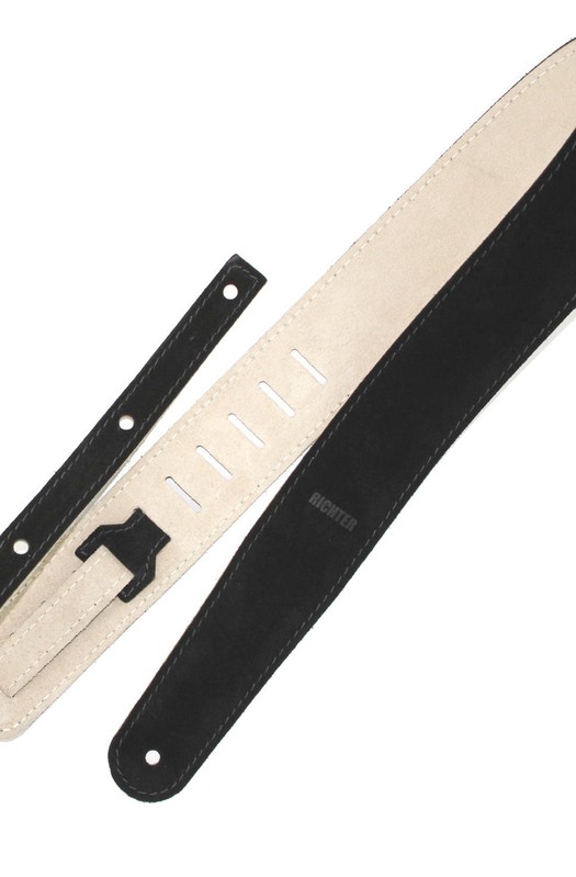 Ремень гитарный Richter GUITAR STRAP RAW II SUEDE BLACK / BEIGE 1347