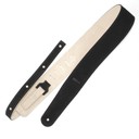 Ремень гитарный Richter GUITAR STRAP RAW II SUEDE BLACK / BEIGE 1347