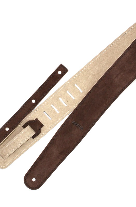 Ремень гитарный Richter GUITAR STRAP RAW II SUEDE  BROWN / BEIGE 1392