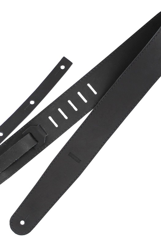 Ремень гитарный Richter GUITAR STRAP RAW II CONTOUR VINTAGE BLACK 1517