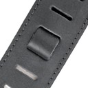 Ремень гитарный Richter GUITAR STRAP RAW II CONTOUR WAXY SUEDE BLACK 1554