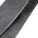 Ремень гитарный Richter GUITAR STRAP RAW II CONTOUR WAXY SUEDE BLACK 1554