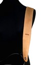 Ремень гитарный Richter GUITAR STRAP RAW II CONTOUR  WAXY SUEDE NATURAL 1558