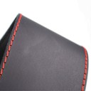 Ремень гитарный Richter GUITAR STRAP  RAW III CONTOUR  VINTAGE BLACK / RED 1503