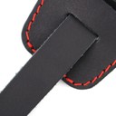 Ремень гитарный Richter GUITAR STRAP  RAW III CONTOUR  VINTAGE BLACK / RED 1503