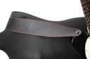 Ремень гитарный Richter GUITAR STRAP  RAW III CONTOUR  VINTAGE BLACK / RED 1503