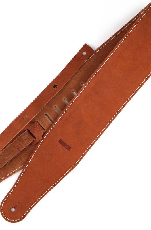 Ремень гитарный Richter GUITAR STRAP RAW III CONTOUR WAXY SUEDE BROWN 1556