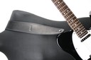 Ремень гитарный Richter GUITAR STRAP  RAW IV NAPPA  BLACK 1504