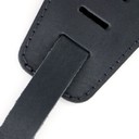 Ремень гитарный Richter GUITAR STRAP  RAW III CONTOUR WAXY SUEDE BLACK 1557