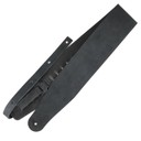 Ремень гитарный Richter GUITAR STRAP  RAW III CONTOUR WAXY SUEDE BLACK 1557