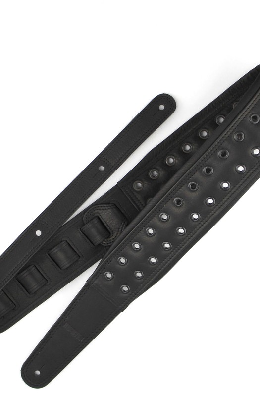 Ремень гитарный Richter GUITAR STRAP SPRINGBREAK I  BLACK / GROMMETS 1485