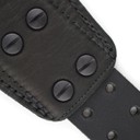 Ремень гитарный Richter GUITAR STRAP RAW V NAPPA BLACK 1505