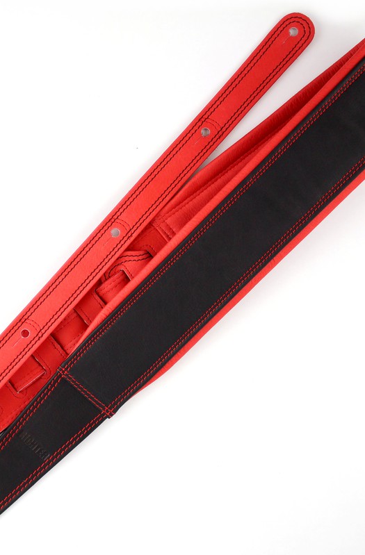 Ремень гитарный Richter GUITAR STRAP SPRINGBREAK I  BLACK / RED 1543