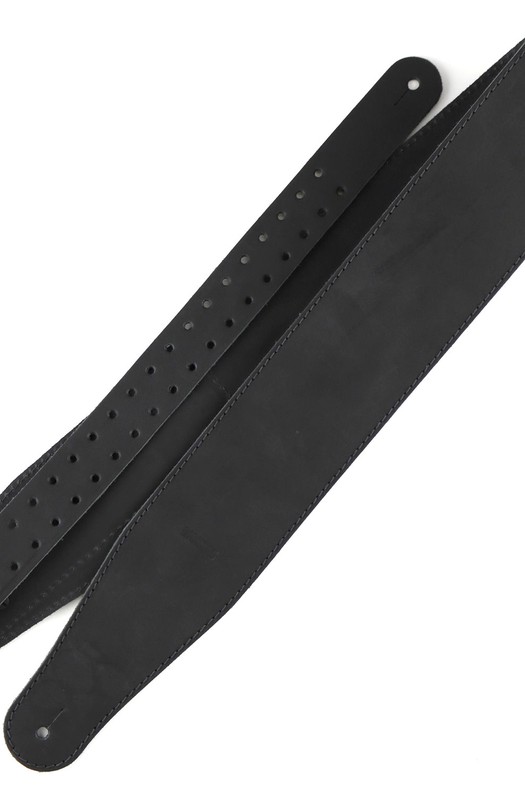 Ремень гитарный Richter GUITAR STRAP RAW V VINTAGE BLACK 1551