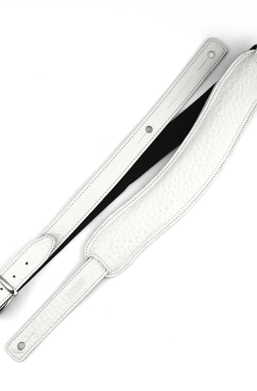 Ремень гитарный Richter GUITAR STRAP  SLIM DELUXE  BELUGA WHITE 1018