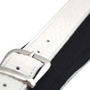 Ремень гитарный Richter GUITAR STRAP SLIM DELUXE XL BELUGA WHITE 1019